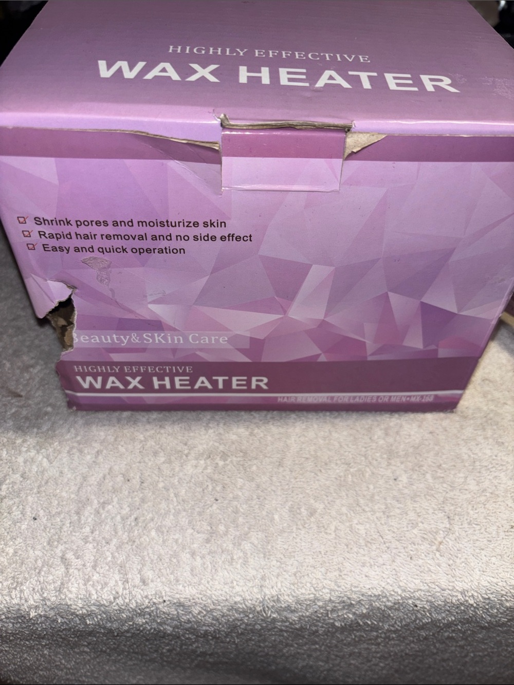 Pink Wax Heater for Gentle At-Home Hair Removal